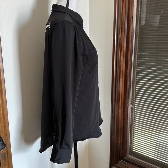 Tracee Ellis Ross for JC Penny | "Life Needs Sparkle" Button Down Shirt Size S - Picture 4 of 13